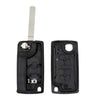 2 Button Remote Flip Folding Key Shell Case